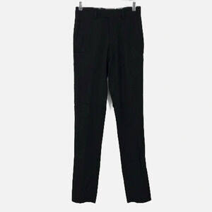 Soul of London Flat Front Unhemmed Dress Pants in Black - NWOT - Size 27R